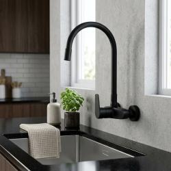 black-kitchen-faucet-wall-mounted-modern